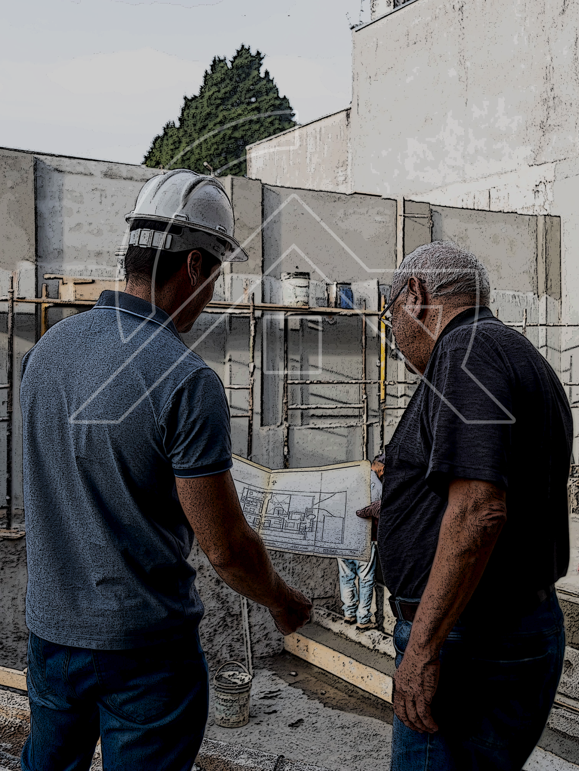 Engenheiro na sua obra em Curitiba